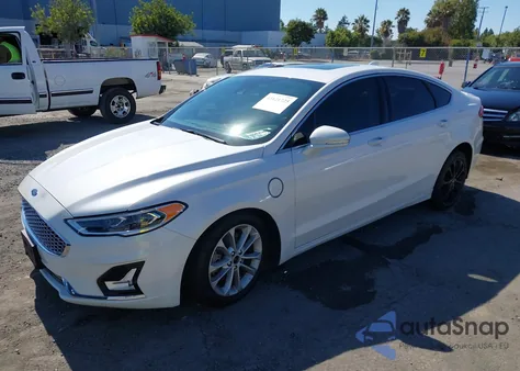 2020 Ford Fusion Plug-In Hybrid Titanium from USA, damaged, VIN 3FA6P0SU0LR181486